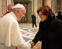 Ingrid Fischbach, MdB trifft Papst Franziskus zu Beginn des Heiligen Jahres in Rom